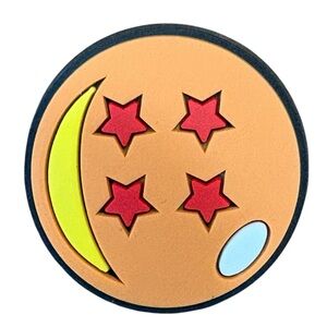 Dragon Ball 4 Star Ball Croc Charm